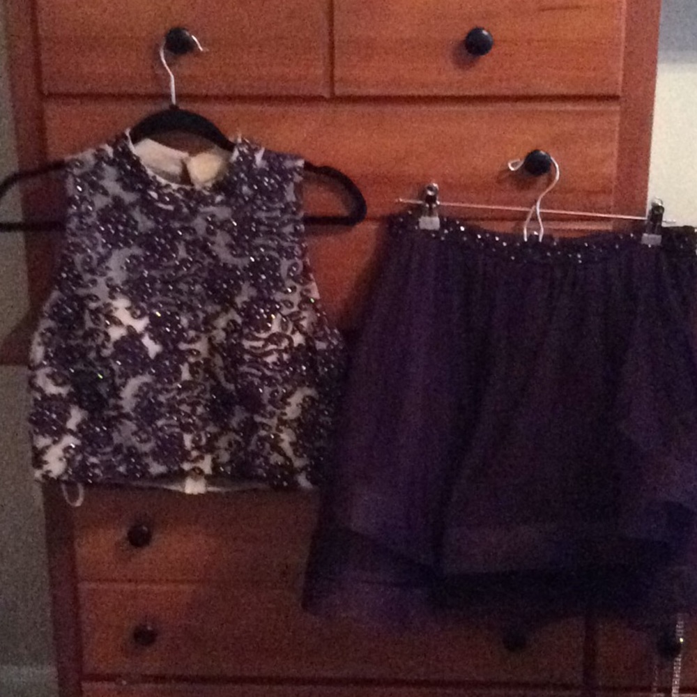 Gorgeous two-piece dress!